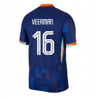 Maglie da calcio Olanda Joey Veerman #16 Seconda Maglia Europei 2024 Manica Corta